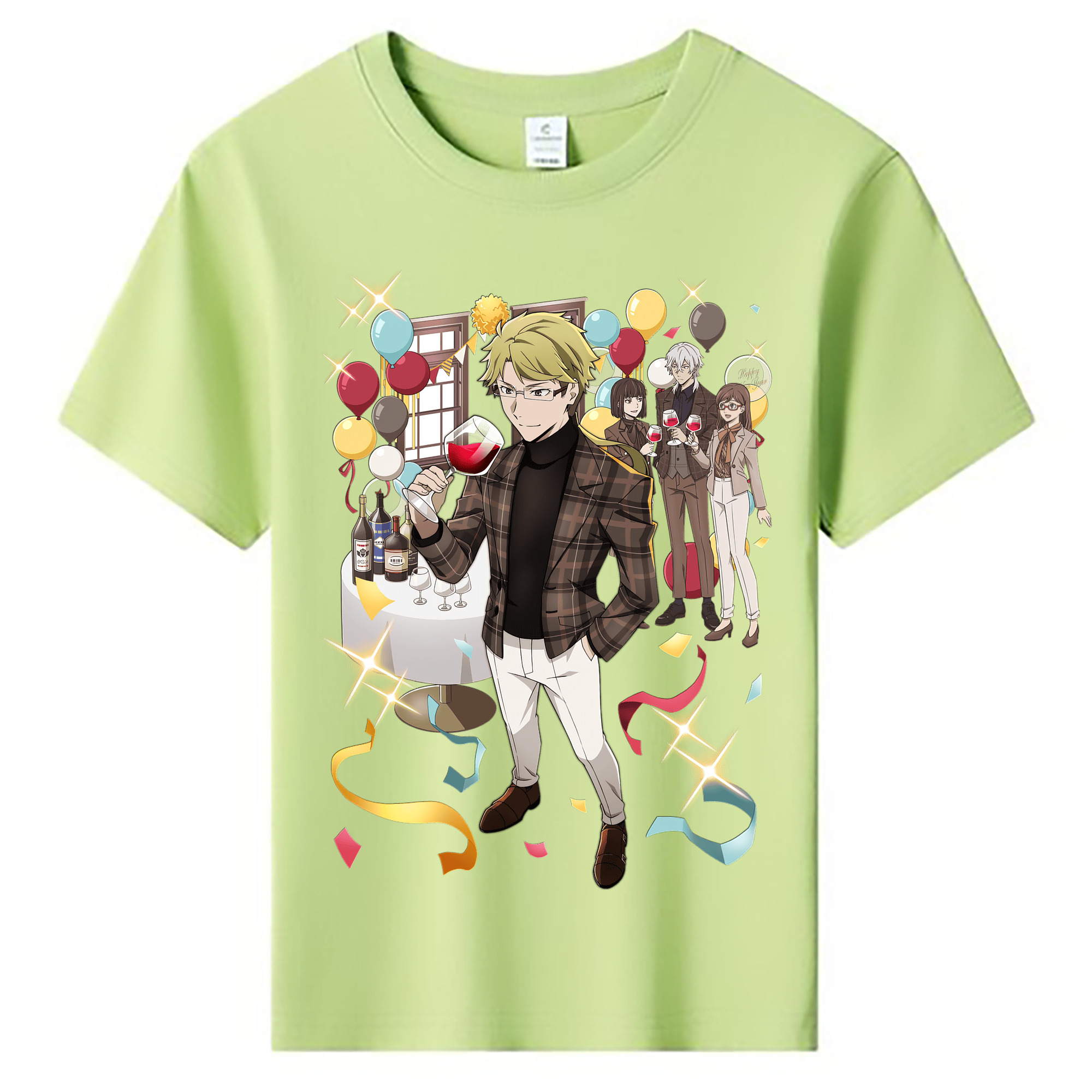 （画像用） 文豪ストレイドッグス Bungo Stray Dogs 綿100％キッズTシャツ（フロントプリント）